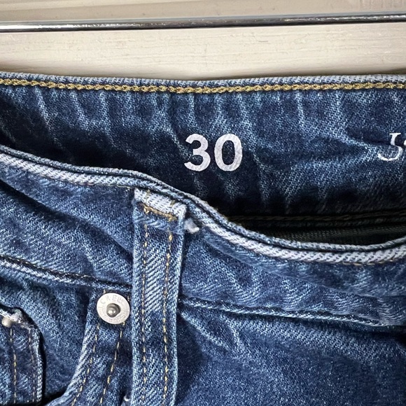 J.Crew Wide Leg Cropped Blue Jeans - Picture 3 of 6